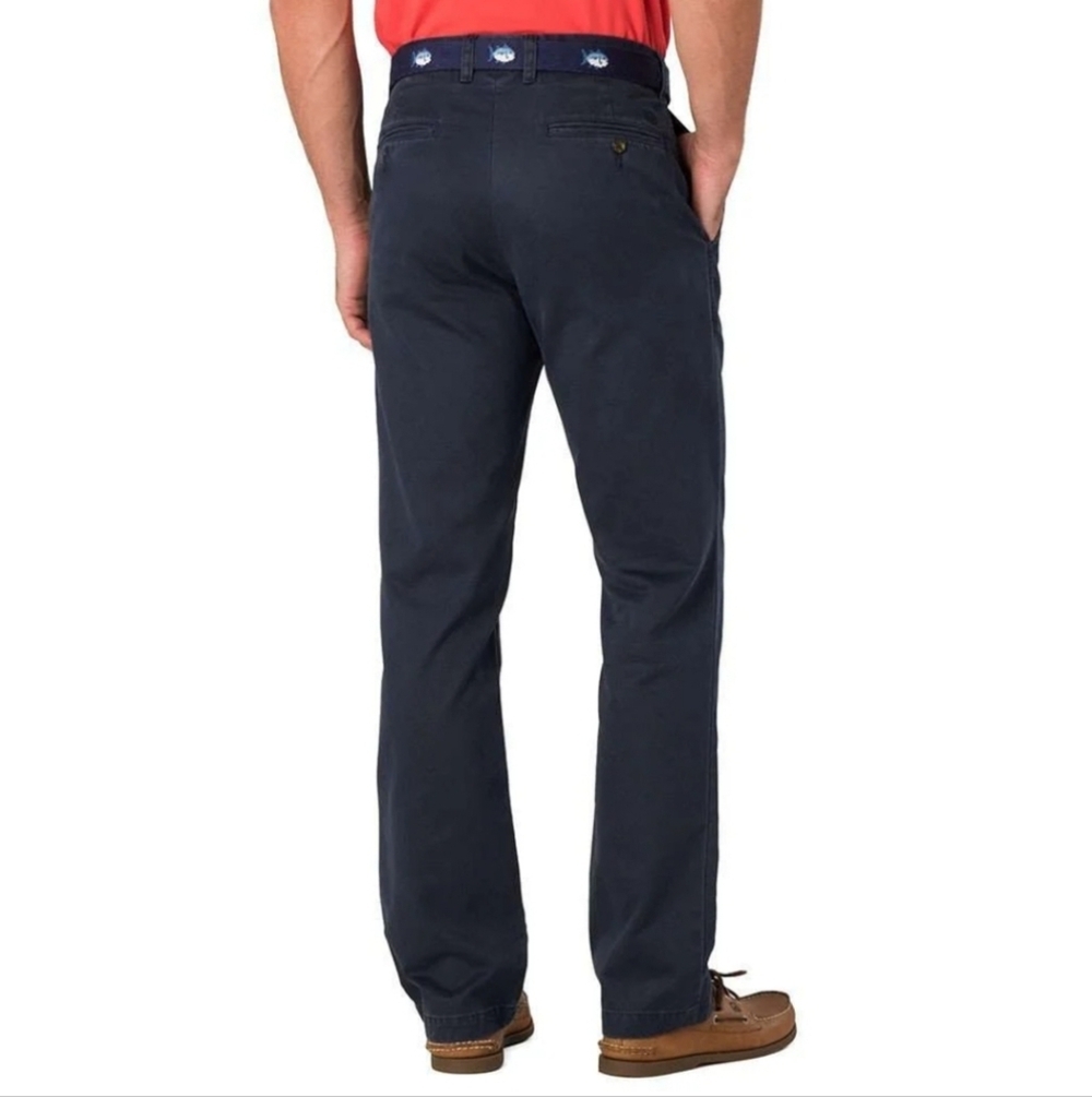 SOUTHERN TIDE The Skipjack Classic Fit Pant in True Navy, size W38 L UNF - Picture 10 of 10